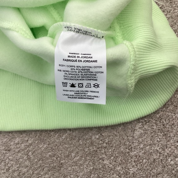 Nike Neon Green Crewneck Sweatshirt - Picture 6 of 6